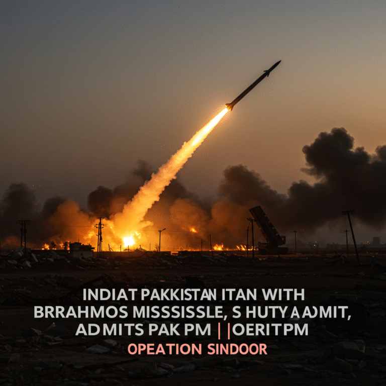 India Hit Pakistan With BrahMos Missile, Admits Pak PM | Operation Sindoor